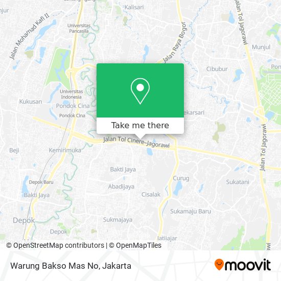 Warung Bakso Mas No map