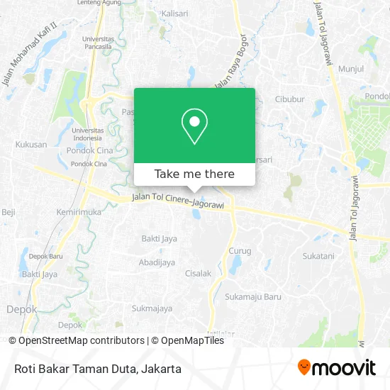 Roti Bakar Taman Duta map