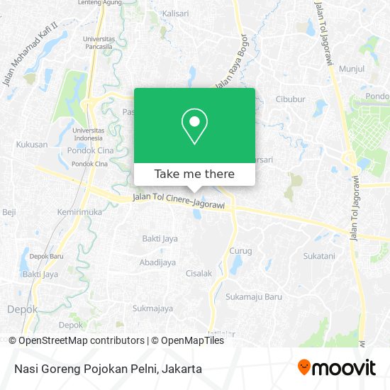 Nasi Goreng Pojokan Pelni map