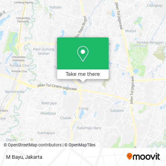 M Bayu map