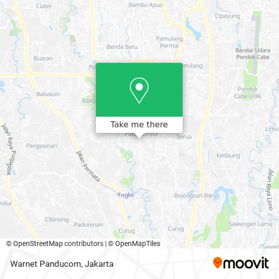 Warnet Panducom map