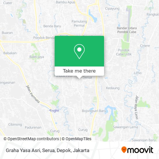 Graha Yasa Asri, Serua, Depok map