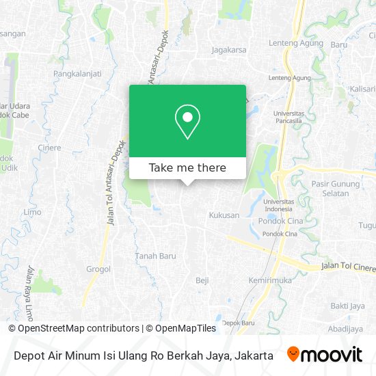Depot Air Minum Isi Ulang Ro Berkah Jaya map