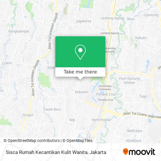 Sisca Rumah Kecantikan Kulit Wanita map