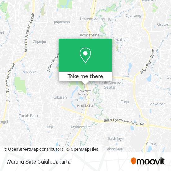 Warung Sate Gajah map