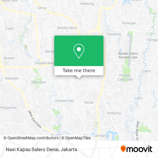 Nasi Kapau Salero Denai map