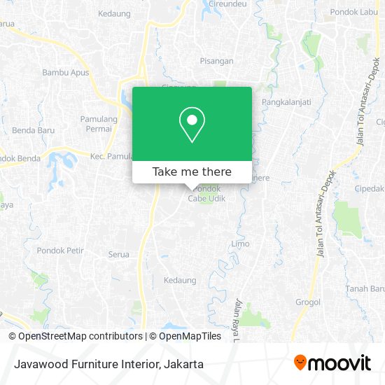 Javawood Furniture Interior map