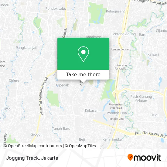 Jogging Track map