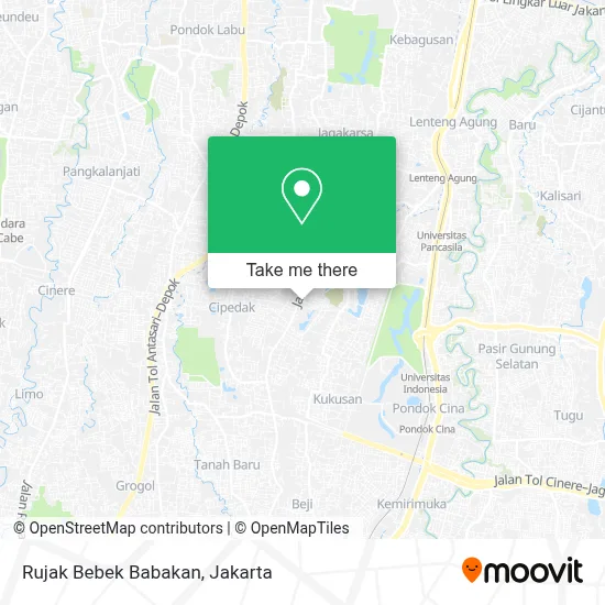 Rujak Bebek Babakan map