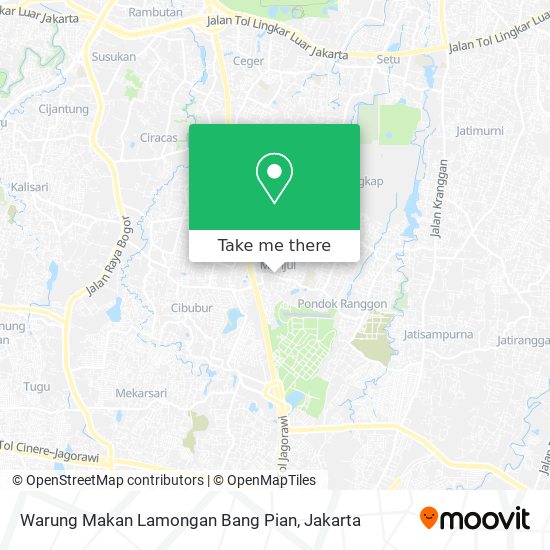 Warung Makan Lamongan Bang Pian map