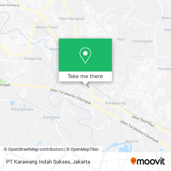 PT Karawang Indah Sukses map