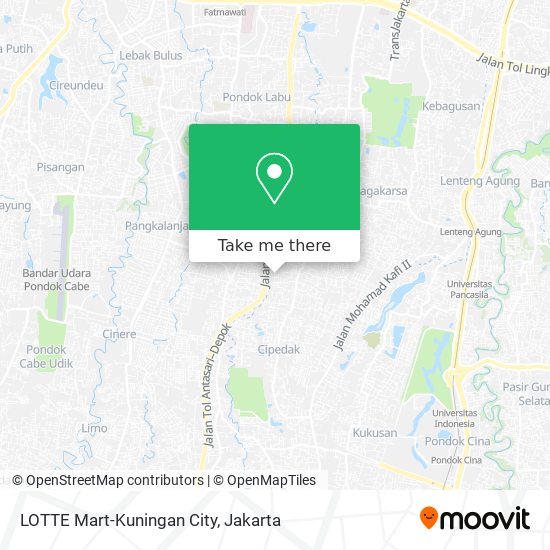 LOTTE Mart-Kuningan City map