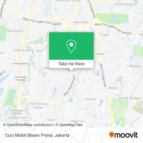 Cuci Mobil Steam Prima map