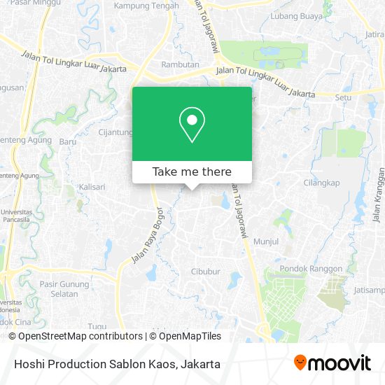 Hoshi Production Sablon Kaos map