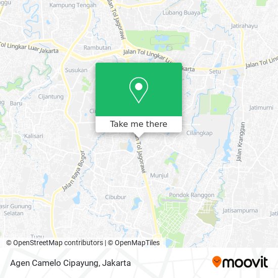 Agen Camelo Cipayung map