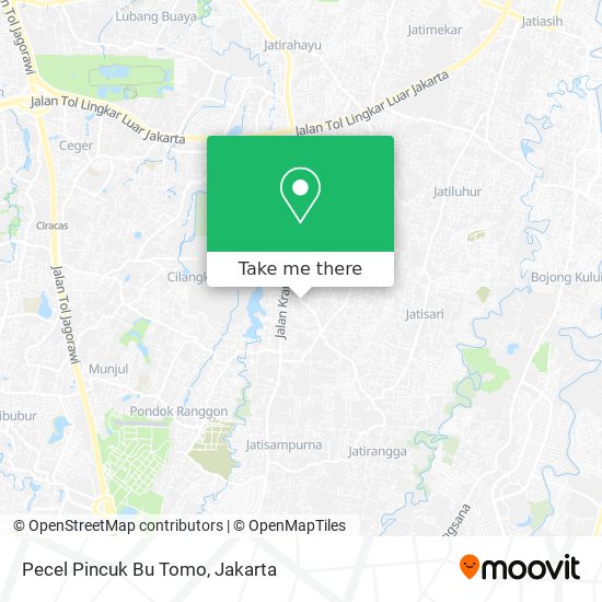 Pecel Pincuk Bu Tomo map