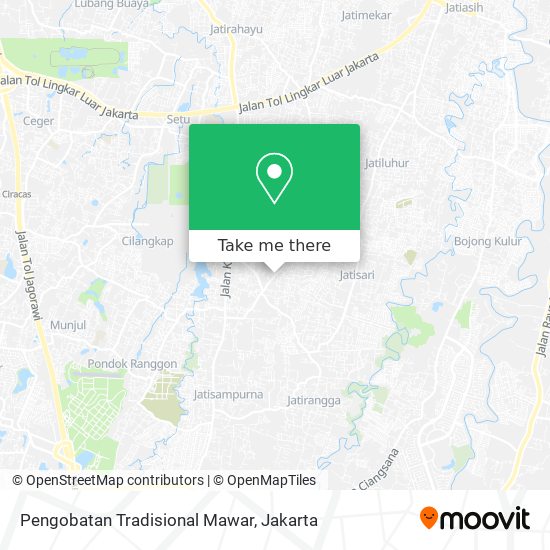 Pengobatan Tradisional Mawar map
