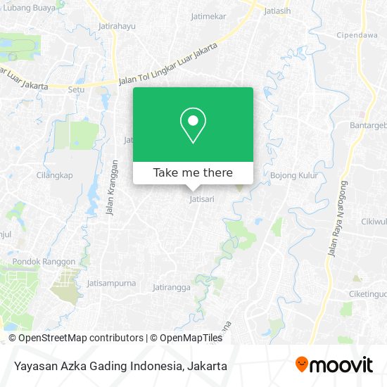 Yayasan Azka Gading Indonesia map