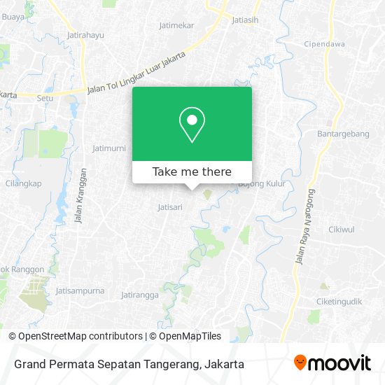 Grand Permata Sepatan Tangerang map