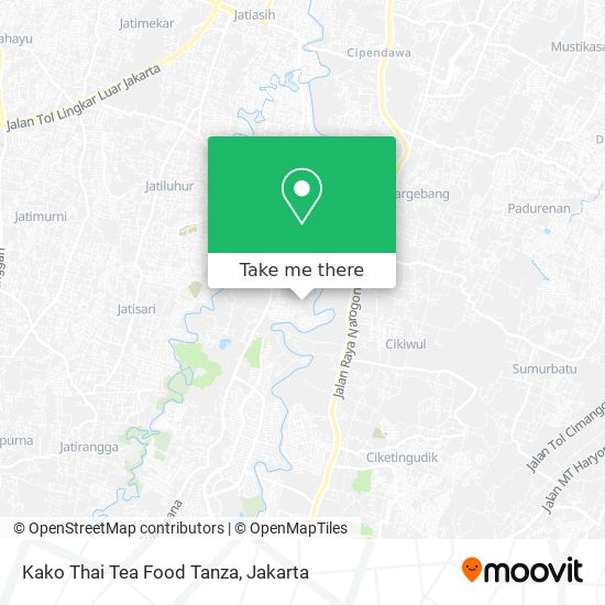 Kako Thai Tea Food Tanza map