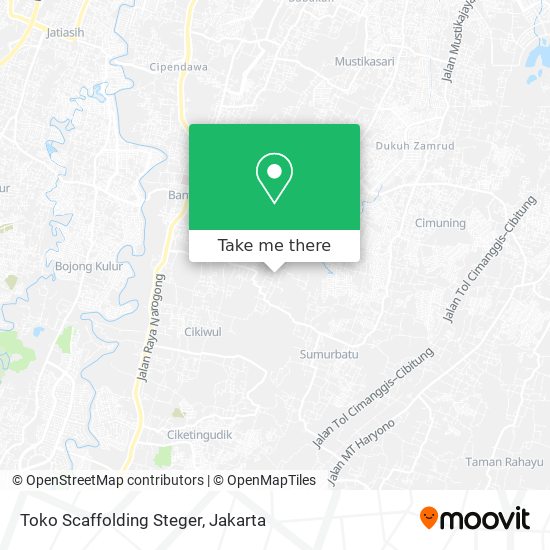 Toko Scaffolding Steger map