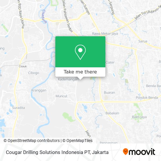 Cougar Drilling Solutions Indonesia PT map