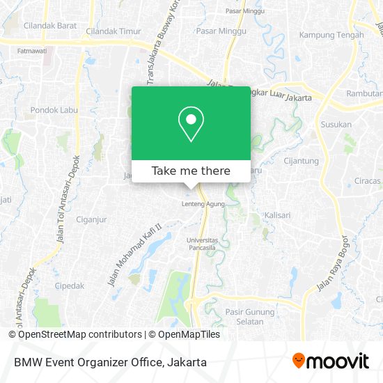 BMW Event Organizer Office map