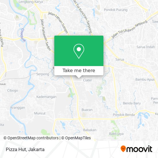 Pizza Hut map