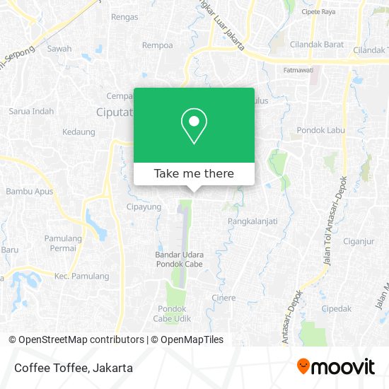 Coffee Toffee map