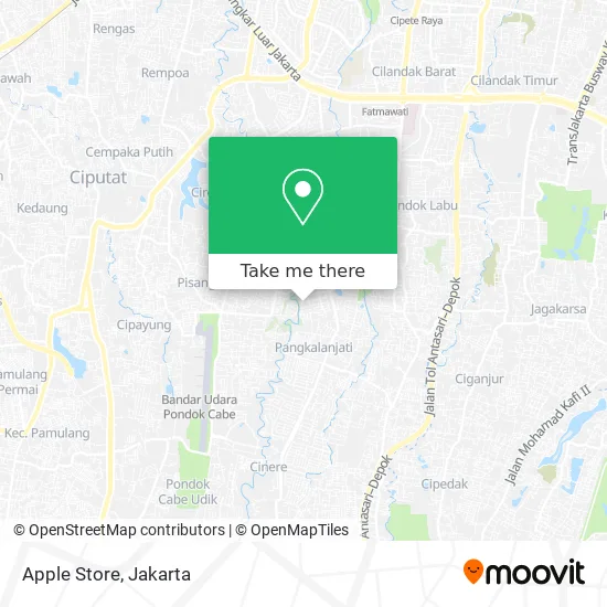 Apple Store map