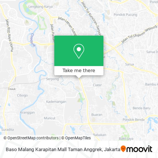 Baso Malang Karapitan Mall Taman Anggrek map