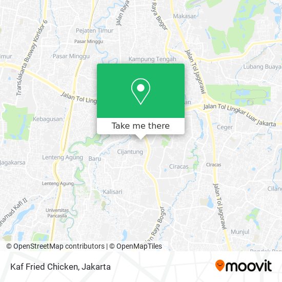 Kaf Fried Chicken map