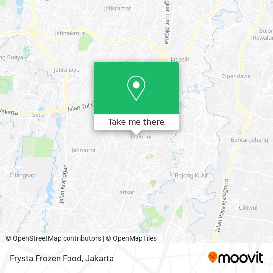 Frysta Frozen Food map