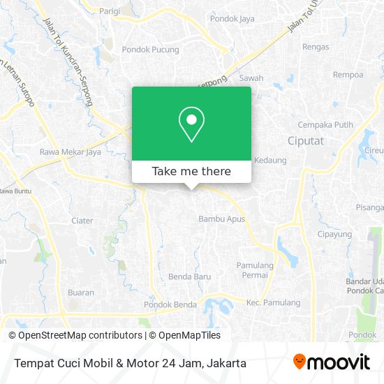 Tempat Cuci Mobil & Motor 24 Jam map