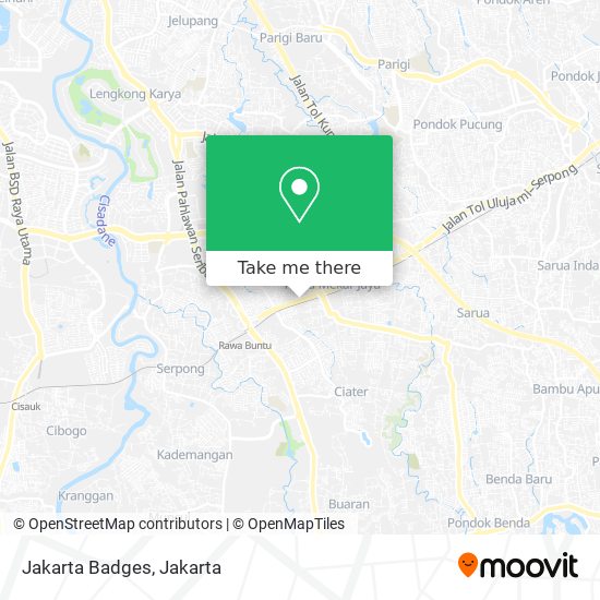 Jakarta Badges map