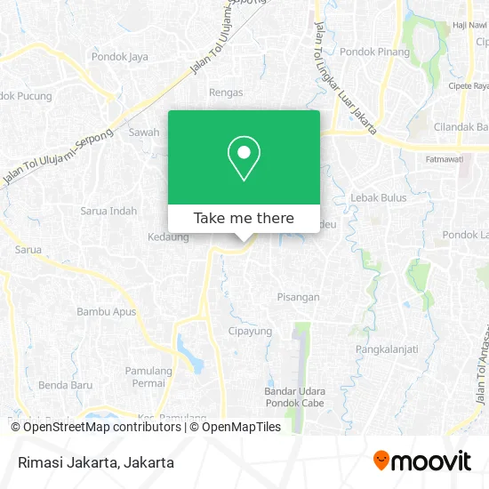 Rimasi Jakarta map