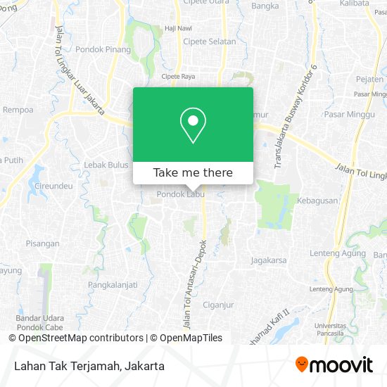 Lahan Tak Terjamah map