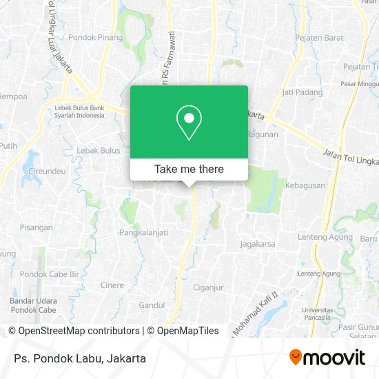 Ps. Pondok Labu map