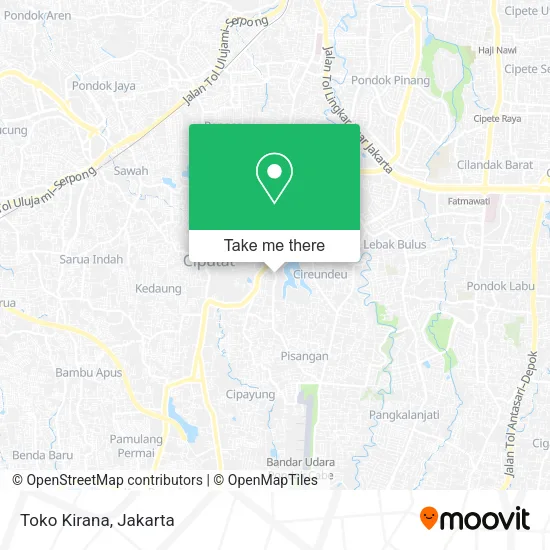 Toko Kirana map