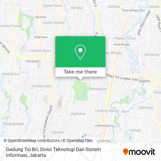 Gedung Tsi Bri, Divisi Teknologi Dan Sistem Informasi map