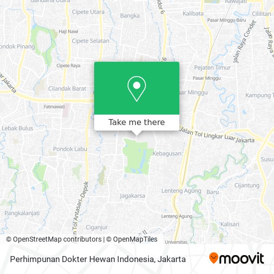 Perhimpunan Dokter Hewan Indonesia map