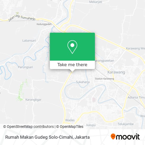 Rumah Makan Gudeg Solo-Cimahi map