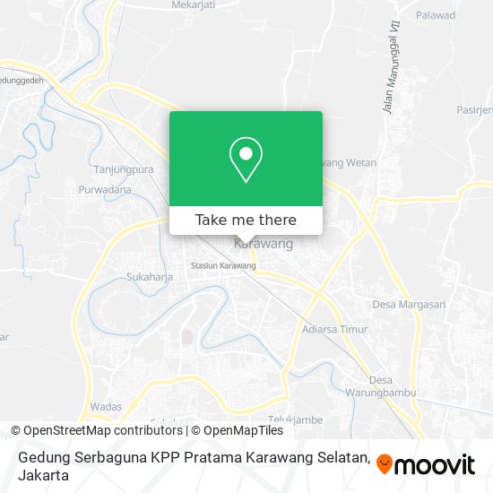 Gedung Serbaguna KPP Pratama Karawang Selatan map