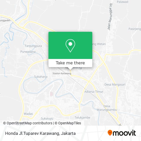 Honda Jl.Tuparev Karawang map