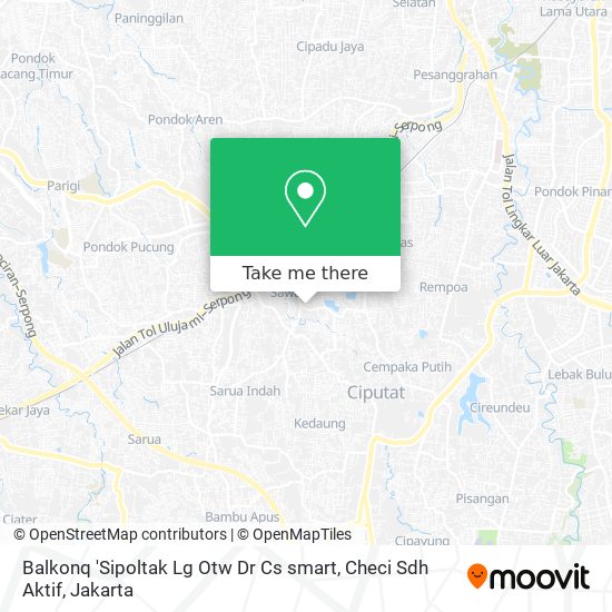 Balkonq 'Sipoltak Lg Otw Dr Cs smart, Checi Sdh Aktif map