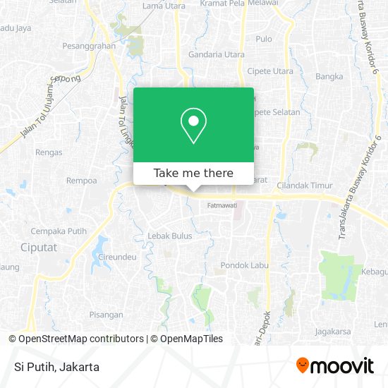 Si Putih map