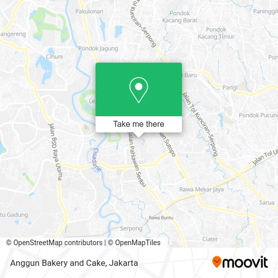 Anggun Bakery and Cake map