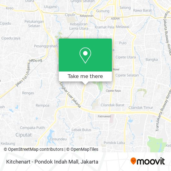Kitchenart - Pondok Indah Mall map