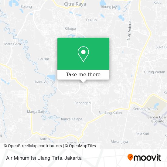 Air Minum Isi Ulang Tirta map