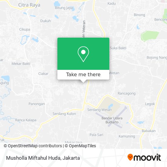 Musholla Miftahul Huda map